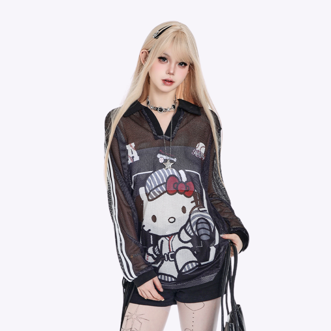 Image of Baseball Mesh Top